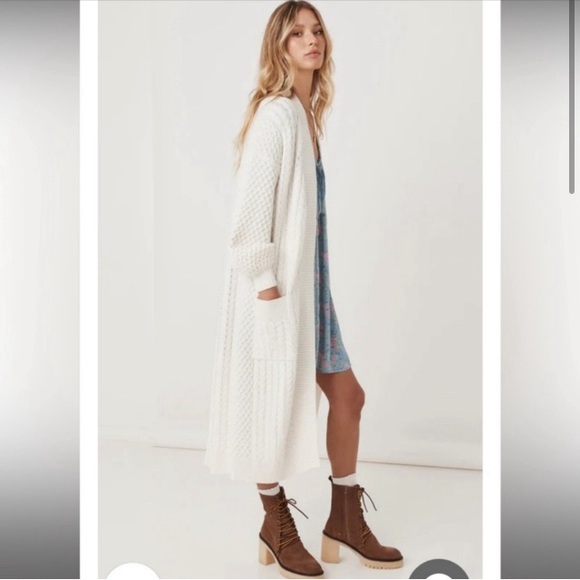 Spell Heather Long Cardigan NWT medium - Picture 6 of 16